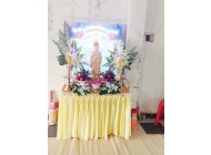 Phong Trang Trí Hoa Tươi Bàn Phật