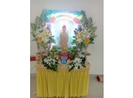 Phong Trang Trí Hoa Tươi Bàn Phật