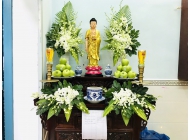 Phong Trang Trí Hoa Tươi Bàn Phật